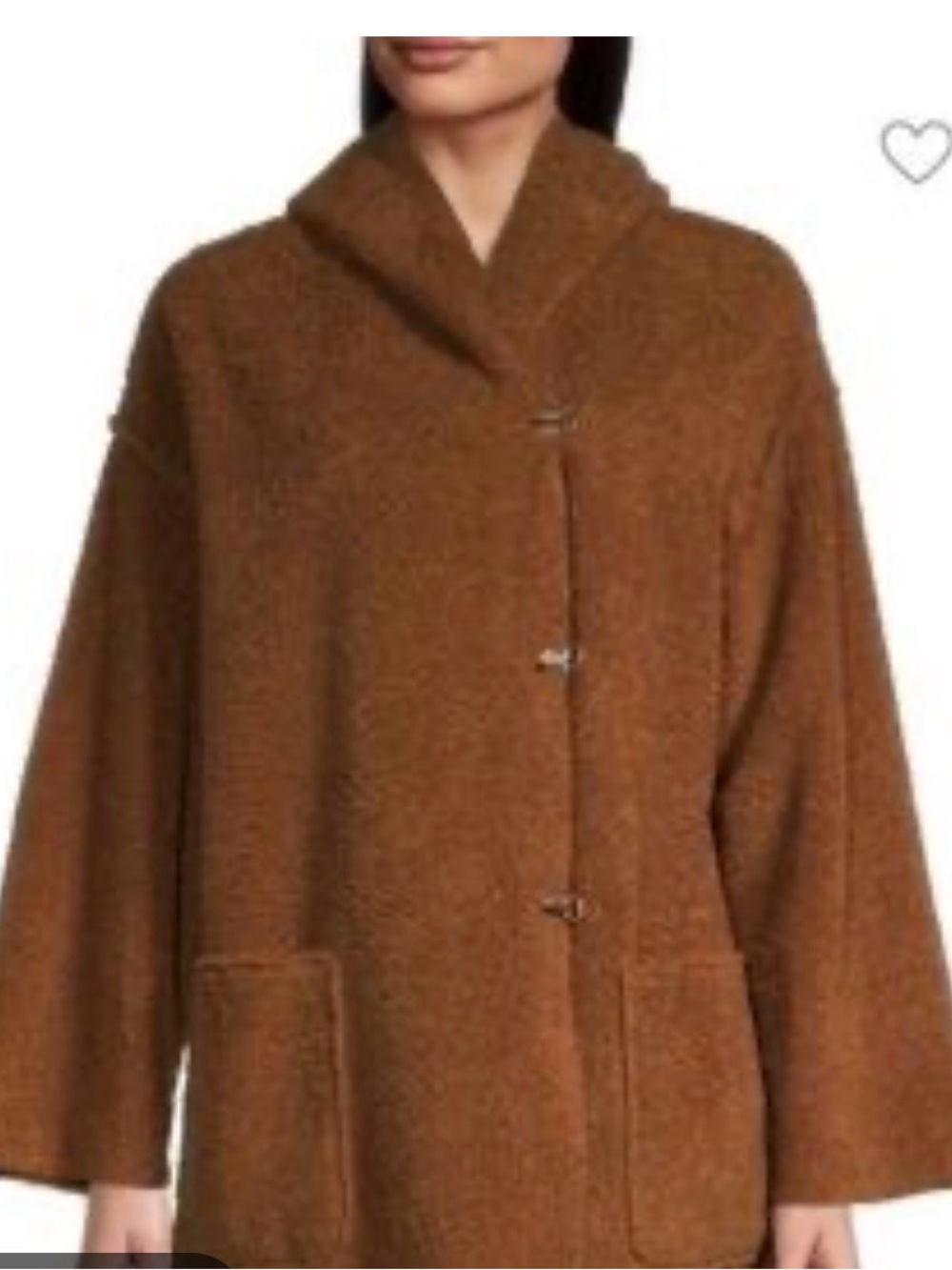 Max Studio Women's Teddy Jacket in Rich Brown